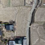 【土地】富士山・南アルプス・八ヶ岳を一望。 田園風景とともに暮らす、谷戸の特等席。