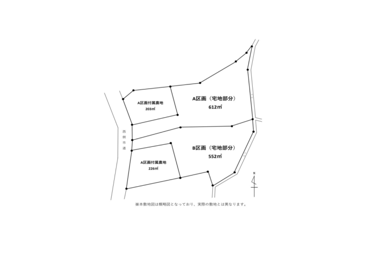【土地】南アルプスを望む、ゆとりの農地付き分譲地。 小川のせせらぎに癒される、大泉町谷戸の暮らし。