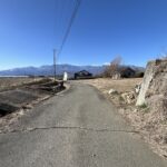 【土地】富士山・南アルプス・八ヶ岳を一望。 田園風景とともに暮らす、谷戸の特等席。