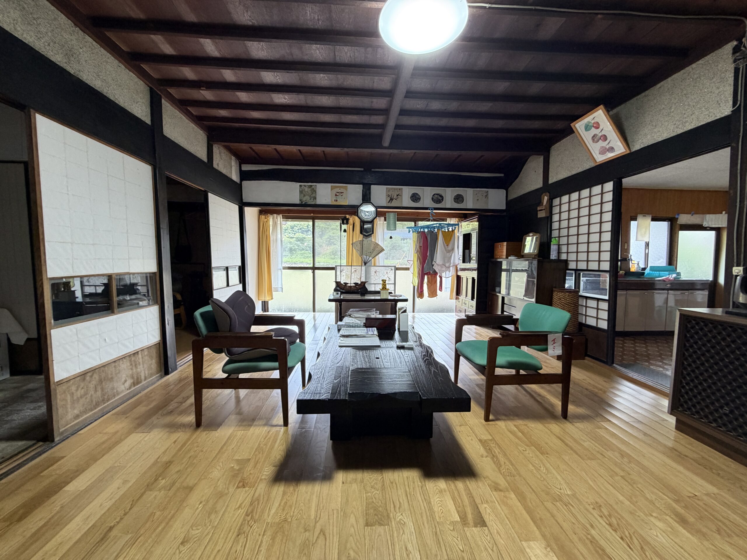 【中古物件】高台から田園と南アルプスを望む。 里山の風景に溶け込む、趣ある古民家。