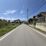 【土地】八ヶ岳を背に、南アルプスを望む。 陽当たりと開放感に恵まれた、白井沢の平坦地。