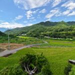 【中古物件】高台から田園と南アルプスを望む。 里山の風景に溶け込む、趣ある古民家。