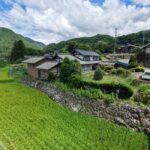 【中古物件】高台から田園と南アルプスを望む。 里山の風景に溶け込む、趣ある古民家。